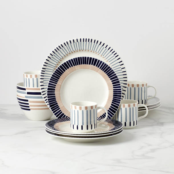 Kate Spade New York Charlotte Street Porcelain China Dinnerware Set